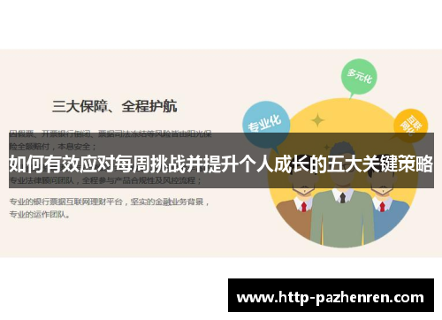 如何有效应对每周挑战并提升个人成长的五大关键策略