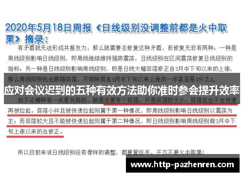 应对会议迟到的五种有效方法助你准时参会提升效率