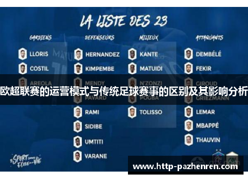 欧超联赛的运营模式与传统足球赛事的区别及其影响分析
