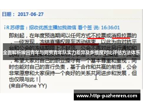 全面解析埃因青年与阿贾青年队实力差异及多维度对比评估方法体系 全面解析埃因青年与阿贾青年队实力差异及多维度对比评估方法体系